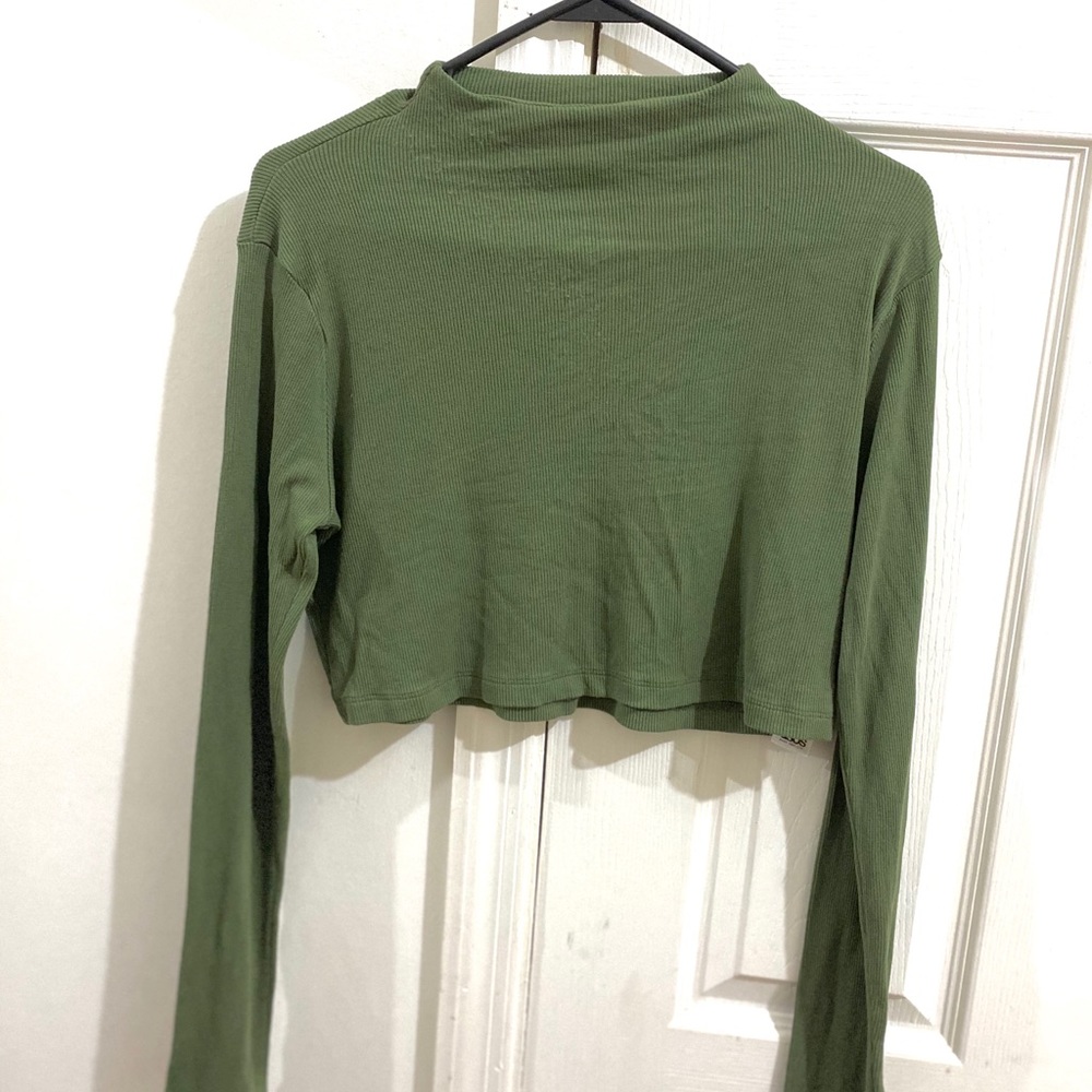 ASOS crop top in Military Green